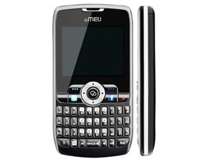 O celular desbloqueado Meu SN80, de frente celular desbloqueado Meu SN80 Preto Cinza de frente