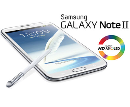 Galaxy Note II com Tela Super Amoled HD Galaxy Note II com Tela Super Amoled HD
