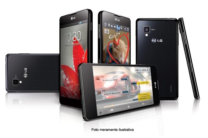 Celular LG Optimus G E977 Preto