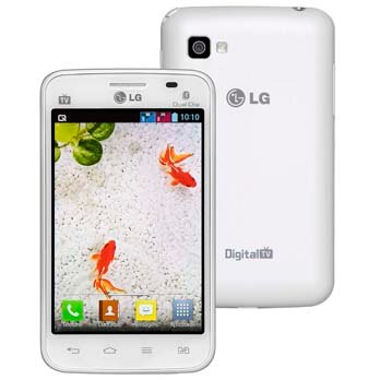 celular desbloqueado LG Optimus L4 II Dual E467 Branco TIM