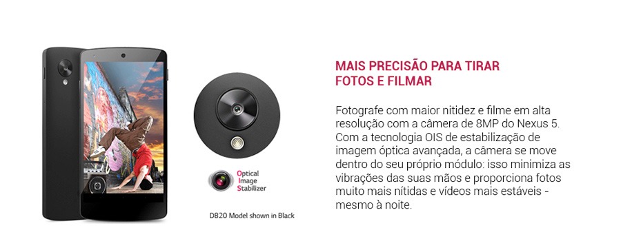 Estabilização de imagem avançada Câmera tecnologia OIS estabilização