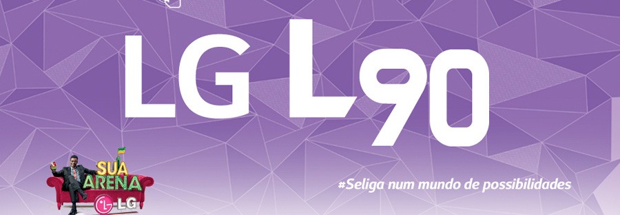 Um mundo de possibilidades com o celular LG L90 - Preto Lg L90 preto