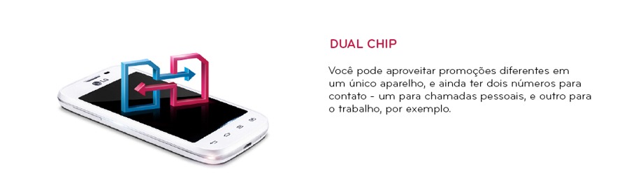 Aceita dois chips dois chips