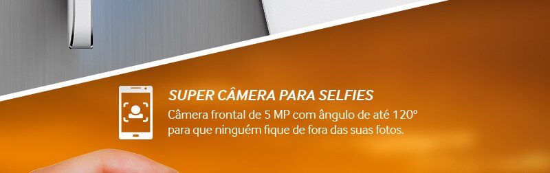 Celular Galaxy A5 Duos câmera frontal 5mp selfies