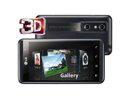 Smartphone Desbloqueado Claro LG Optimus 3D P920 Preto c/ Android 2.2 ...
