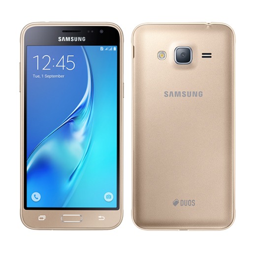 Smartphone Samsung Galaxy J3 Duos SM-J320M/DS - Dourado smartphone samsung galaxy j3 duos dourado