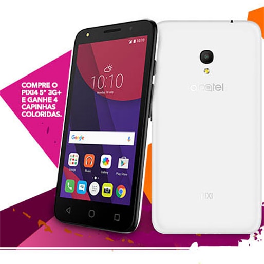 Celular Alcatel Pixi4 5'' Câmeras