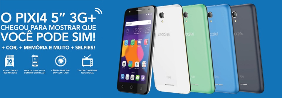 Smartphone Alcatel Pixi4 Colors