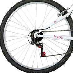 Roda da bicicleta Caloi Ventura Aro 26 Branca bicicleta Caloi Ventura Aro 26 Branca roda