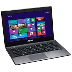 O notebook Asus A45A VX165H aberto notebook Asus A45A VX165H aberto