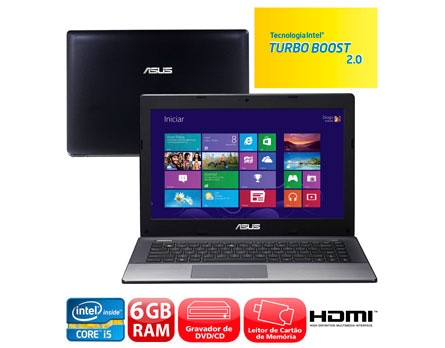 O notebook Asus A45A VX165H notebook Asus A45A VX165H
