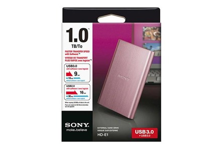 O HD Externo de 1 TB da Sony possui software para um gerenciamento de backup HD externo Sony com software de gerenciamento de backup
