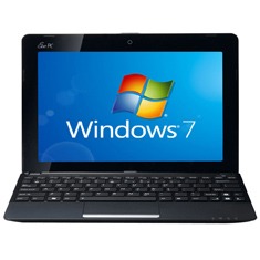 O netbook Asus 1015BX BLK002B de frente netbook Asus 1015BX BLK002B de frente