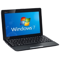 O netbook Asus 1015BX BLK002B de lado netbook Asus 1015BX BLK002B de lado