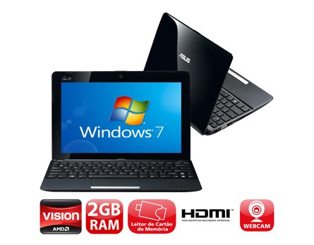 O netbook Asus 1015BX BLK002B netbook Asus 1015BX BLK002B