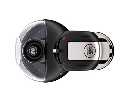 Alça da lavadora de alta pressão Deltajet 1600 cafeteira Expresso Arno Dolce Gusto Melody 3 DM00 Preto de cima