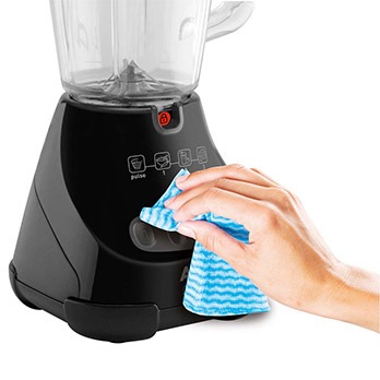 As teclas soft touch de ClicPro é fácil de limpar Liquidificador Arno ClicPro soft touch limpeza