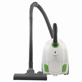 Desloque-se entre vários ambientes aspirador de pó Britânia Faciclean 1640 Branco Verde em pé