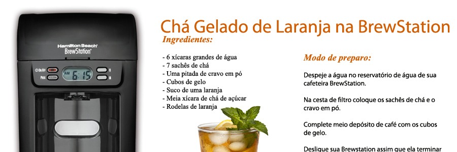 Eficiência com a Cafeteira Hamilton Beach Prepare Chá na Cafeteira Hamilton Beach