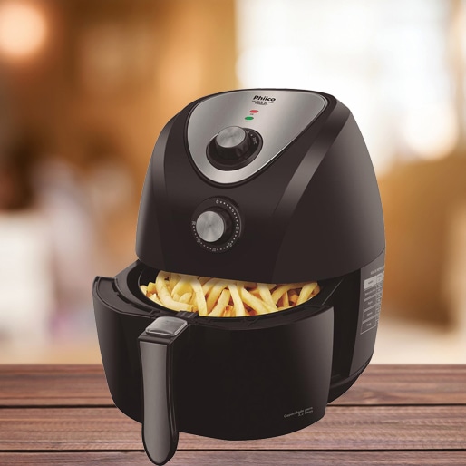 Fritadeira Air Fry Saúde Philco Fritadeira Air Fry Saúde Philco alimento temperatura equipamento