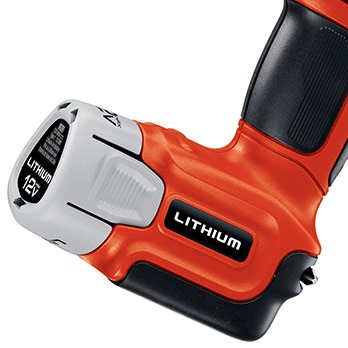Empunhadura da furadeira parafusadeira Black&Decker a bateria LD112-BR furadeira parafusadeira Black&Decker a bateria LD112-BR empunhadura