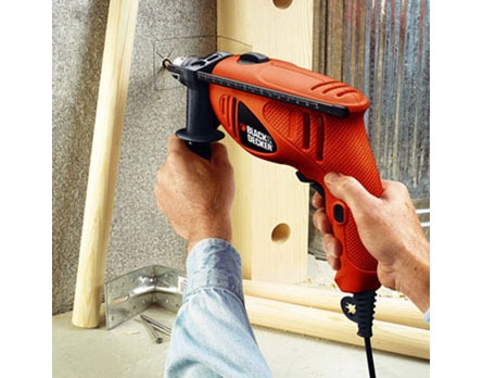 A furadeira de impacto Black&Decker HD505K furadeira de impacto Black&Decker HD505K