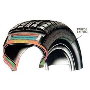 Parede lateral do pneu Firestone F77 P165 70R T78 R13 pneu Firestone F77 P165 70R T78 R13 parede lateral