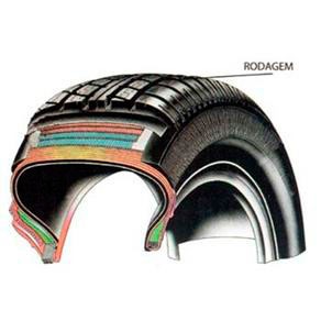 Rodagem do pneu Firestone F77 P165 70R T78 R13 pneu Firestone F77 P165 70R T78 R13 rodagem