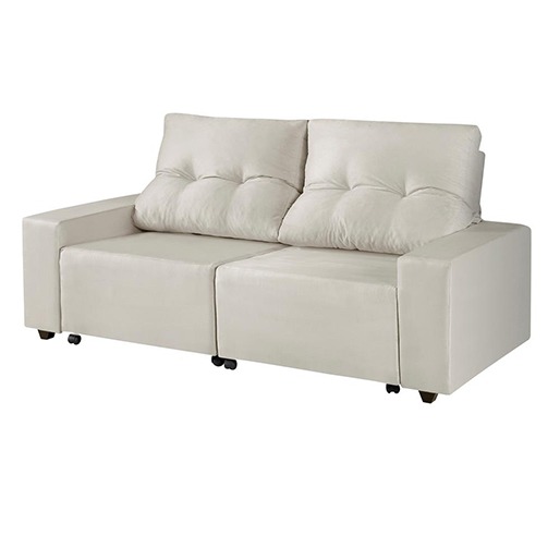 Cinco cores disponíveis para sua escolha Sofá American Comfort Viena Encosto Reclinável
