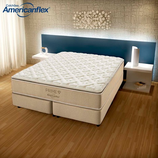 Colchão Queen Size AmericanFlex Prime Colchão Queen Size AmericanFlex Prime cama box