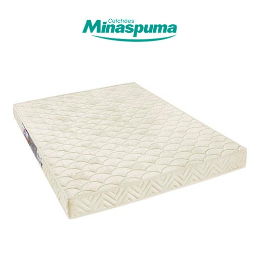 Colchão Casal Minaspuma Equilíbrio - Creme Colchão Casal Minaspuma Equilíbrio