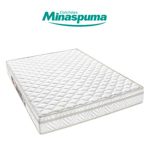 Colchão Casal Minaspuma Solene - Bege Colchão Casal Minaspuma Solene