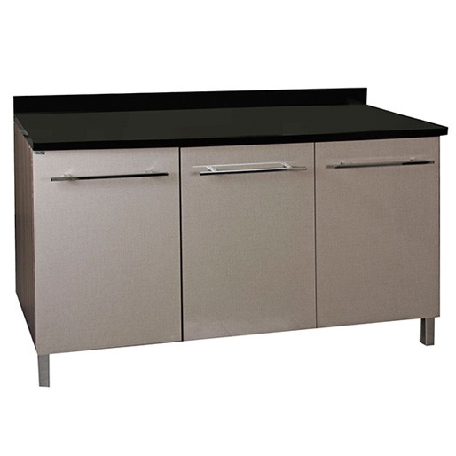 Balcão Triplo Bartira Glamour 3 Portas balcão triplo bartira glamour móvel modulado