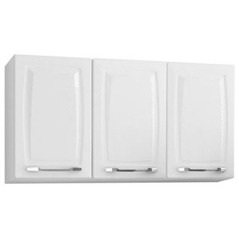 O armário Itatiaia Max Diamante IP3-C Branco armário Itatiaia Max Diamante IP3-C Branco