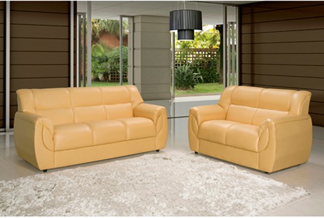 Esse conjunto de sofá da American Comfort combina com a sua sala Esse conjunto de sofá da American Comfort combina com a sua sala