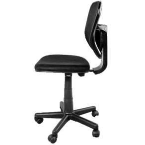 A cadeira é versátil cadeira Home Office One Preta Importado de lado