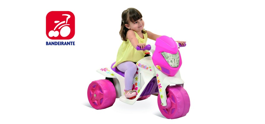 Moto Elétrica Bandeirante Gatinha 2581 Moto Elétrica Bandeirante Gatinha 2581