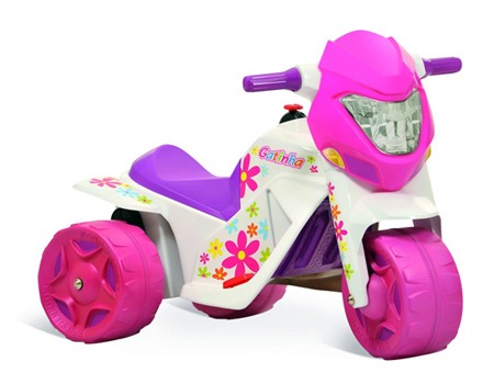 Moto Elétrica Bandeirante Gatinha 2581 com câmbio de duas marchas Moto Elétrica Bandeirante Gatinha 2581 com câmbio de duas marchas