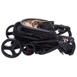 Fechamento tipo envelope Carrinho Bebê Cosco Travel System Nexus compacto