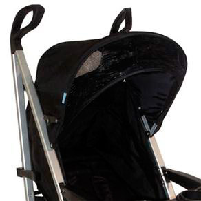 Detalhe do carrinho de bebê Cosco Umbrella Deluxe SC900 Preto carrinho de bebê Cosco Umbrella Deluxe SC900 Preto detalhe