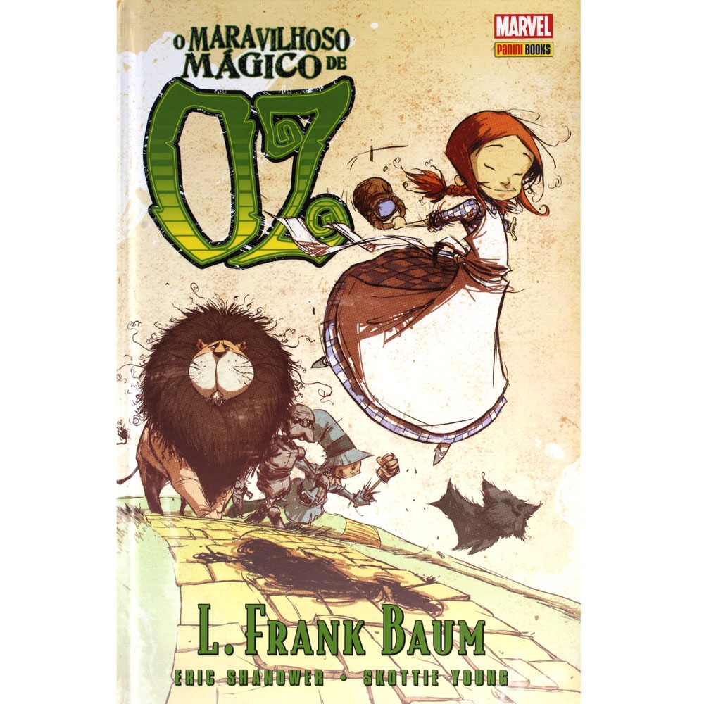 Livro O Maravilhoso Mágico de Oz L. Frank Baum Editora Panini Marvel Comics no
