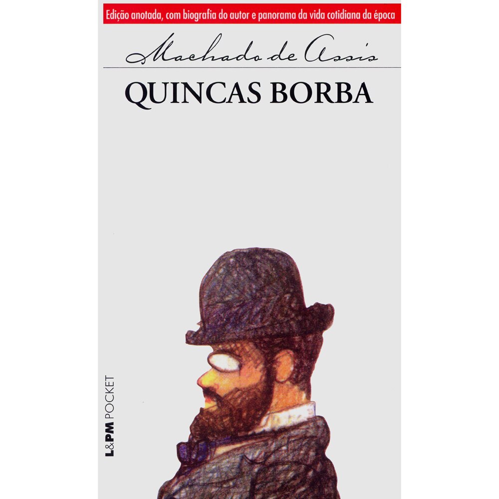 Livro L&PM Pocket Quincas Borba Machado de Assis Romance no