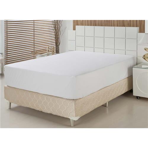 Menor preço em Lençol de Baixo com Elástico Casal Plumasul Soft Touch em Microfibra de Poliéster - Branco