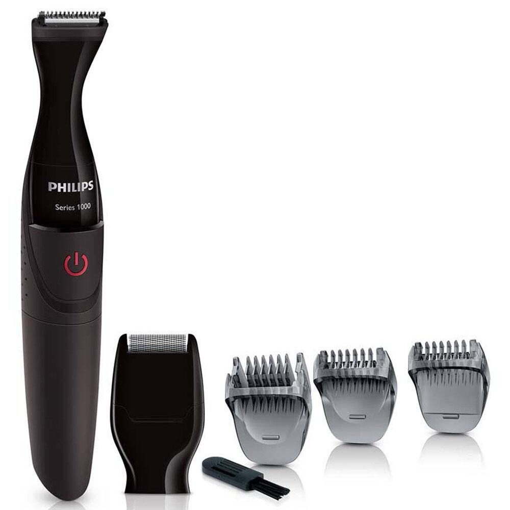 Aparador de Pelos Philips Multigroom Series 1000 2 em 1 À Prova D'água Sem Fio Preto - à Pilha