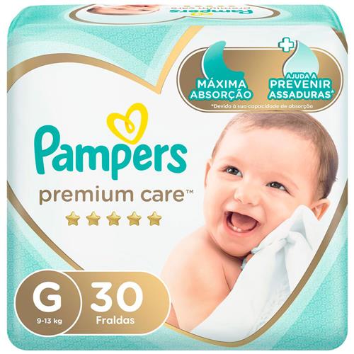 Fralda Pampers Premium Care Mega G - 30 Unidades é boa?