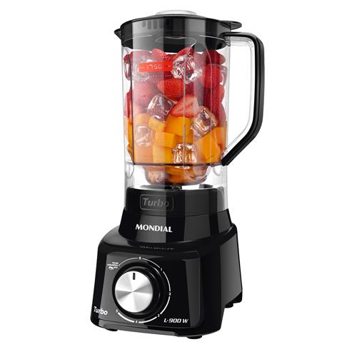 Liquidificador Mondial com Filtro Turbo Full Black L900FB com 5 Velocidades 900W – Preto  é boa?
