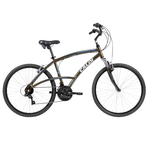 Menor preço em Bicicleta Aro 26 Caloi Mobilidade 400 MASC com 21 Marchas e Suspensão - Verde