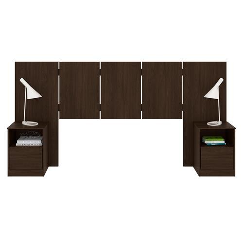 Cabeceira para Cama Box Casal/Queen Demóbile Lyra com 2 Mesas é boa?