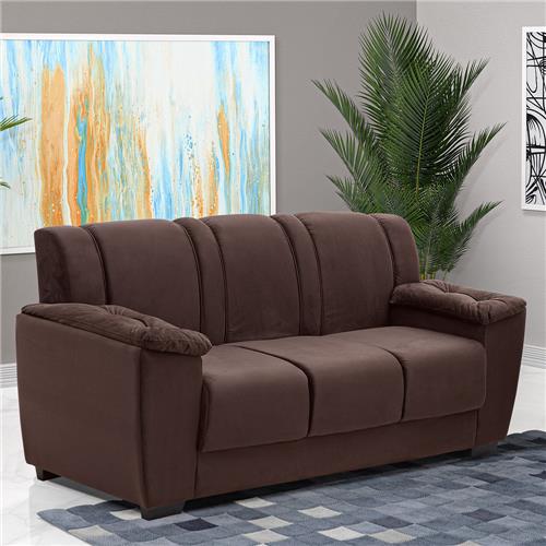 Sofá 3 Lugares Master Roma em Tecido Suede Veludo é boa?