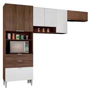 Cozinha Compacta Bartira Turmalina com 6 Portas e 3 Gavetas